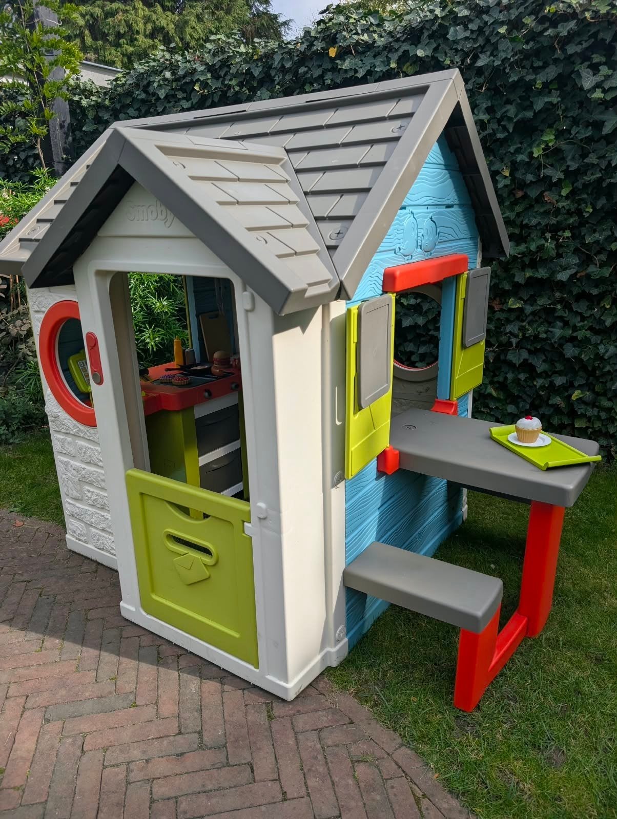 Smoby Life Chef Speelhuis met extra picknickbank, bel & meer, Kinderen en Baby's, Ophalen, Kunststof