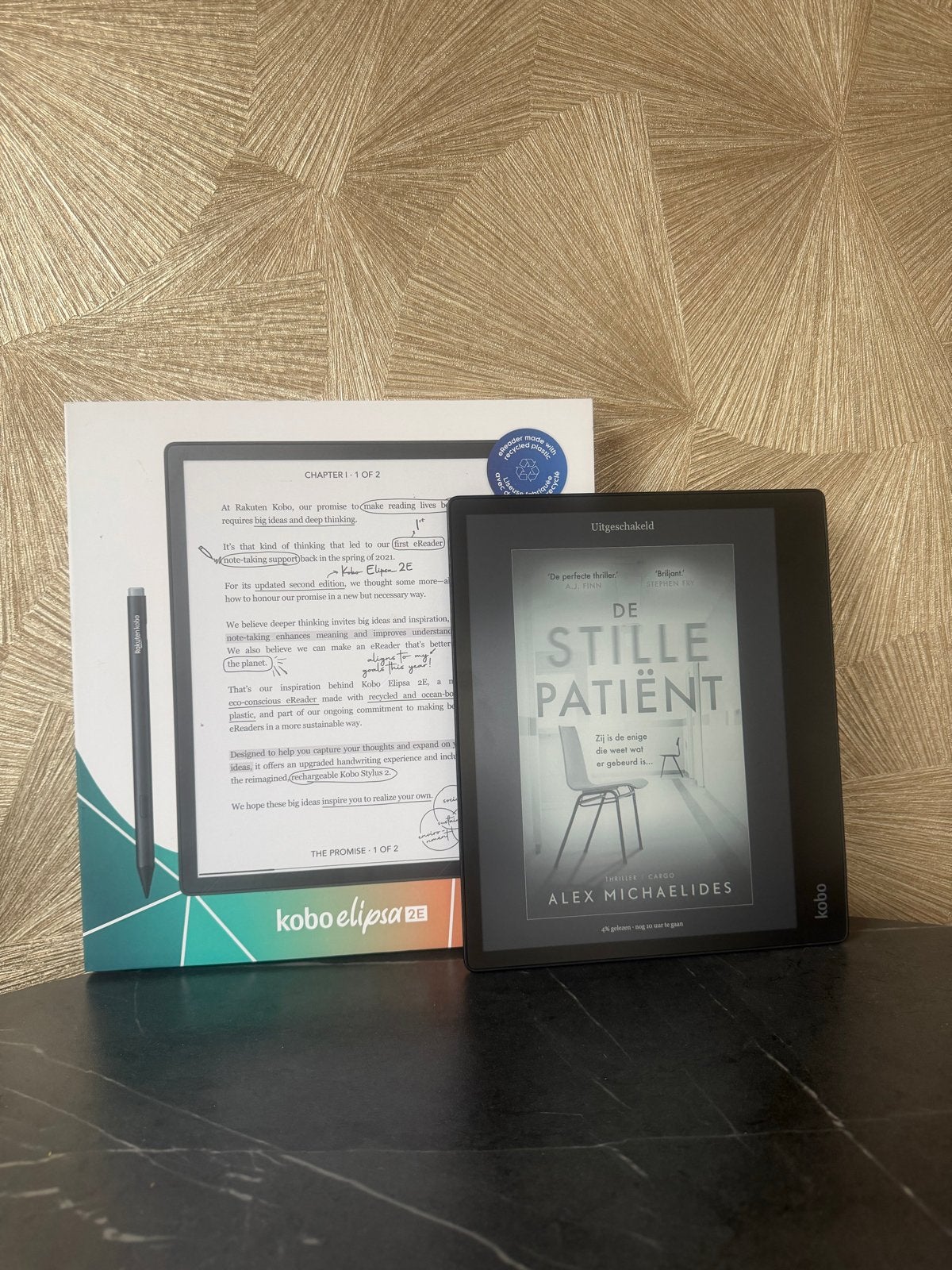 Kobo Elipsa 2E e-reader met pen, Ophalen, Touchscreen, Zo goed als nieuw, 10 inch of meer