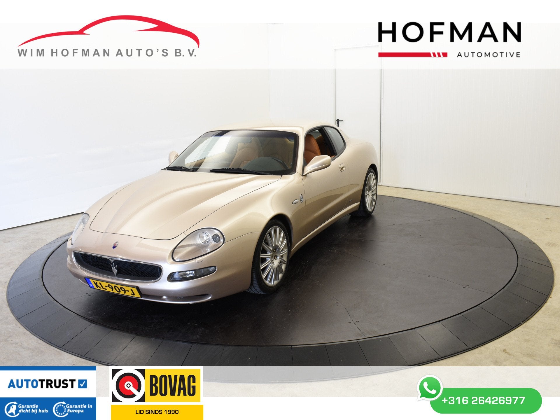 Maserati Coupé 4.2 V8 390PK GT Cambiocorsa Yountimer, Auto's, Maserati, Automaat, Gebruikt, 8 cilinders, Bruin