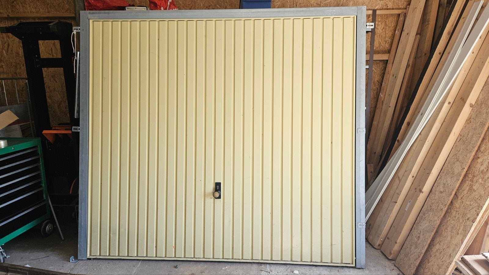 Hormann Garagedeur - Gebruikt, Goede Staat, Doe-het-zelf en Verbouw, Ophalen, Gebruikt, 120 cm of meer, Garagedeur