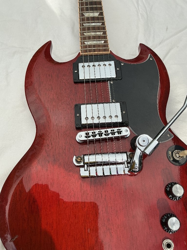 Gibson '61 SG Standard 2014, heritage cherry, 120th, Muziek en Instrumenten, Verzenden, Gebruikt, Solid body, Gibson