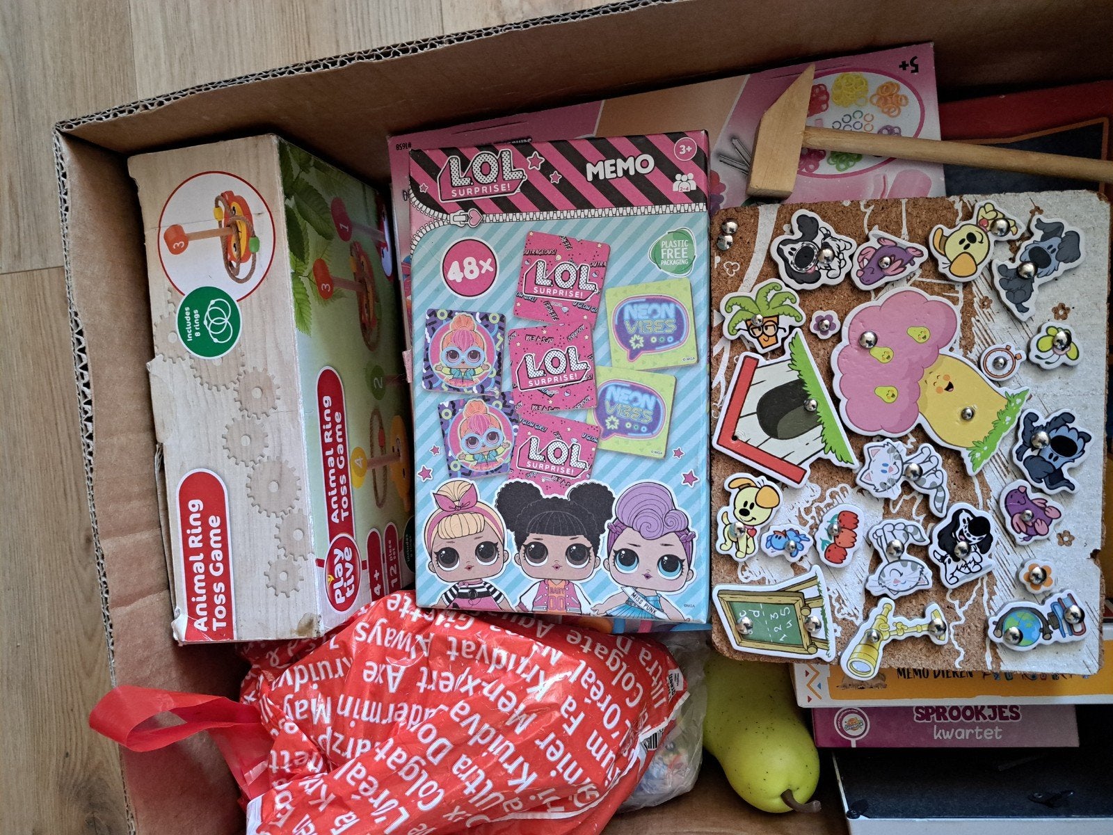 Ruilen voor Kinderchocolade, Ophalen