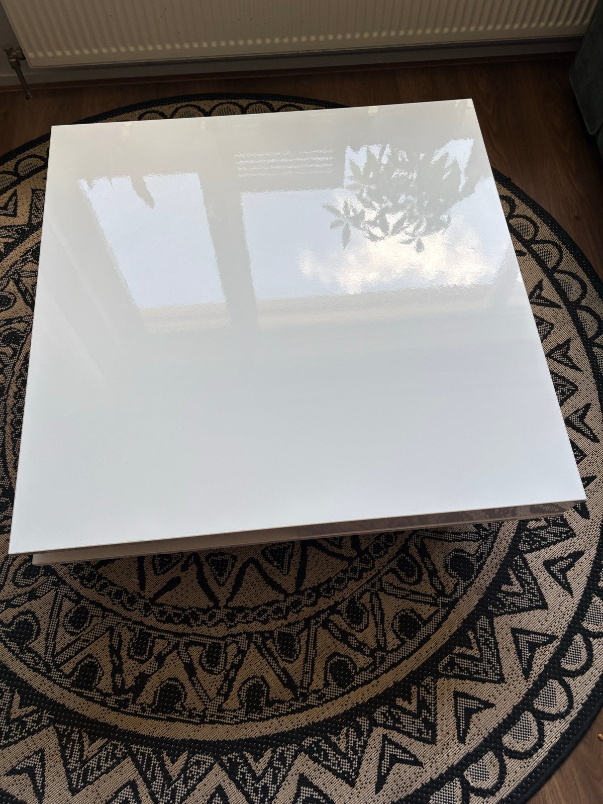 Salontafel 95 bij 95 cm, Huis en Inrichting, Tafels | Salontafels, Ophalen, Overige materialen, Gebruikt, 100 tot 150 cm