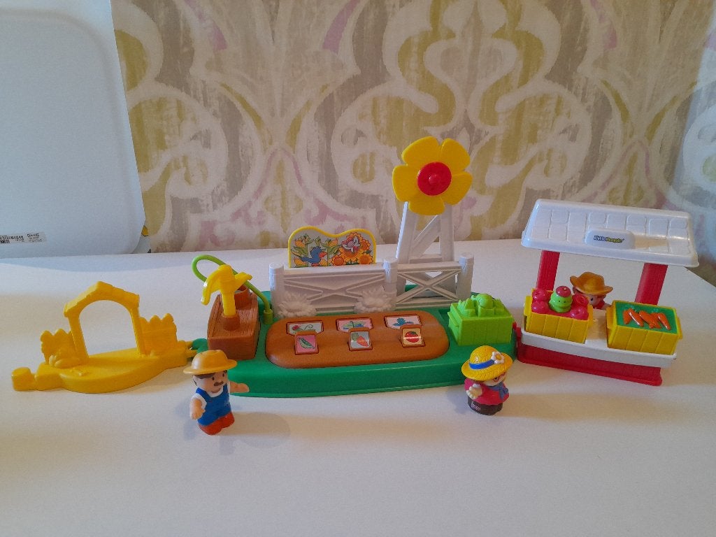Fisher Price Little People moestuin met kraampje, Ophalen of Verzenden, Speelset