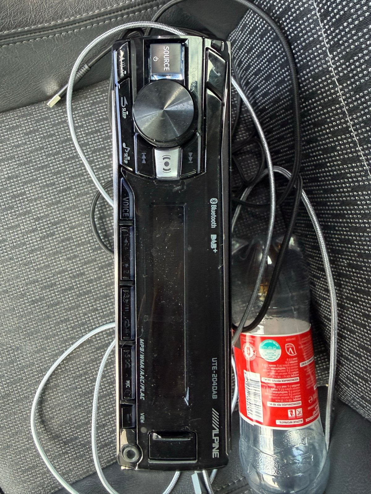 Alpine UTE-204DAB Autoradio DAB+ / Bluetooth / USB / 1Din, Auto diversen, Autoradio's, Ophalen of Verzenden, Gebruikt