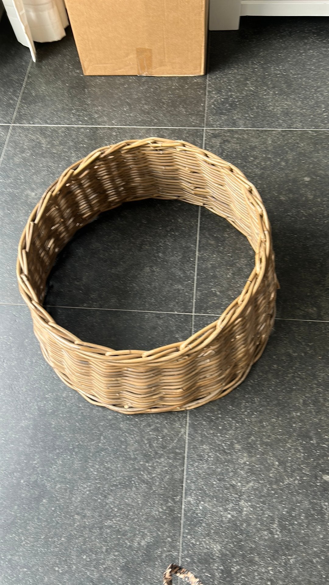 Rotan kerstboommand, Diversen, Ophalen, Zo goed als nieuw