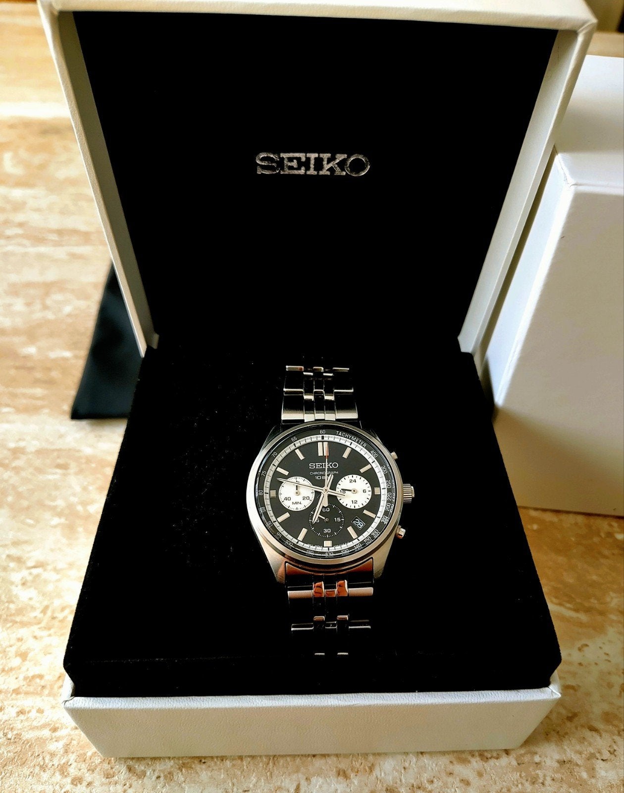 Seiko Chronograaf SSB429P1 - Ruilen ook mogelijk, Ophalen of Verzenden, Zo goed als nieuw, Staal, Seiko