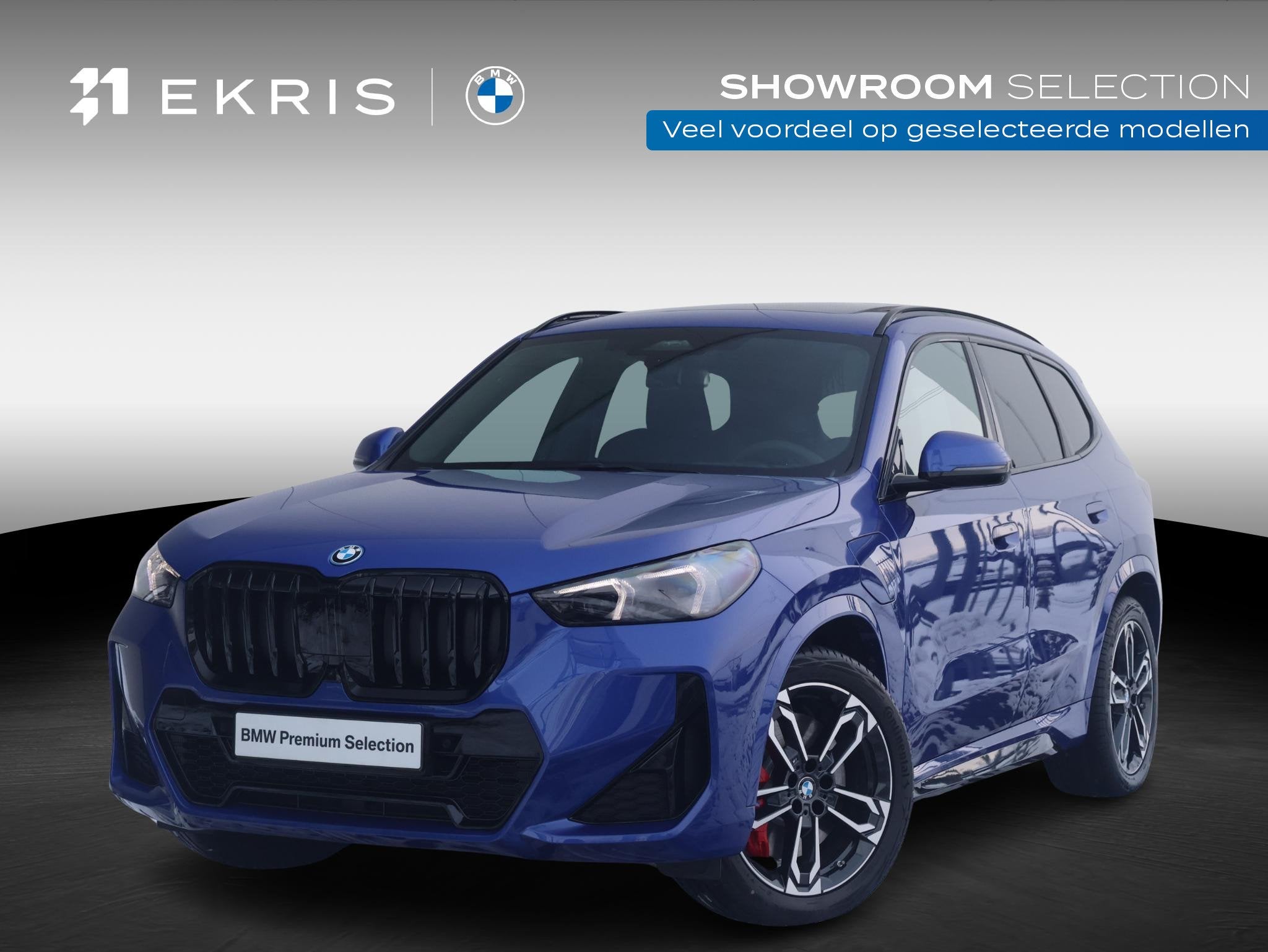 BMW X1 xDrive25e | SoH 100% | M Sportpakket Pro | Stuurwielr, Auto's, Stof, Blauw, 105 min, Bedrijf