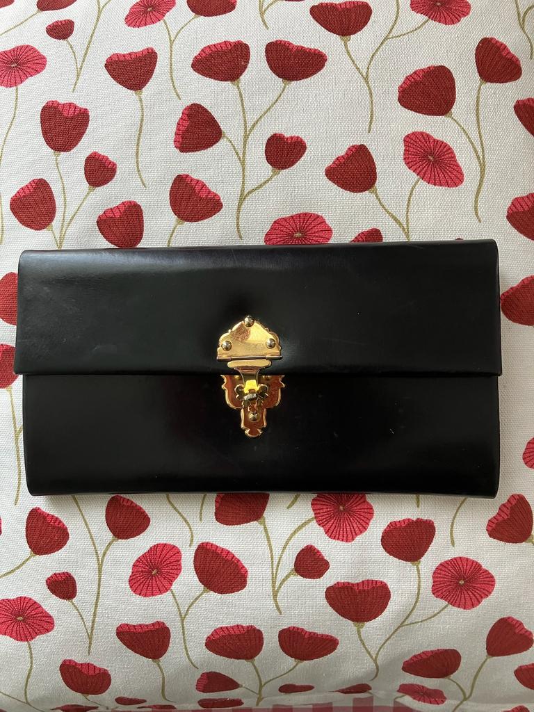 Collectors item clutch van Maison de Bonneterie, Ophalen of Verzenden, Gebruikt, Zwart, Avondtasje