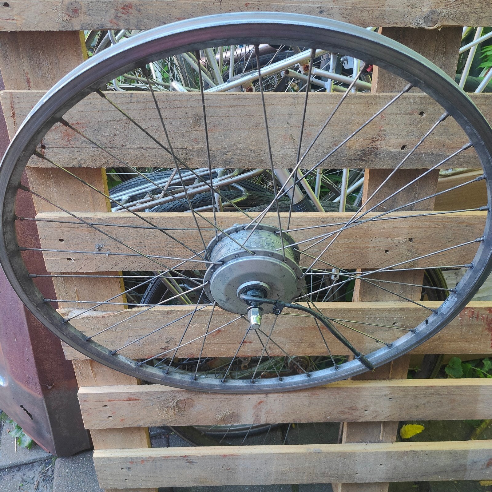 Voorwielmotor Rih Omega z, motor was goed, velg( Ride) beho, Gebruikt, RIH, Motor, Aluminium