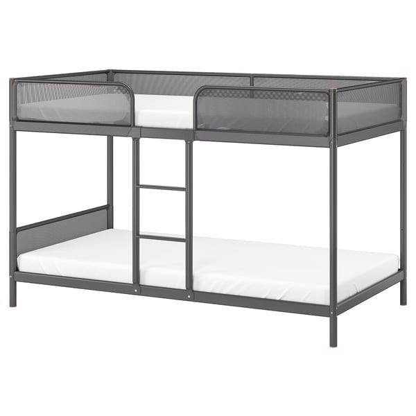 Stevig metalen stapelbed - Ideaal voor kleine ruimtes, Ophalen, 90 cm, 160 tot 180 cm, Tweepersoons