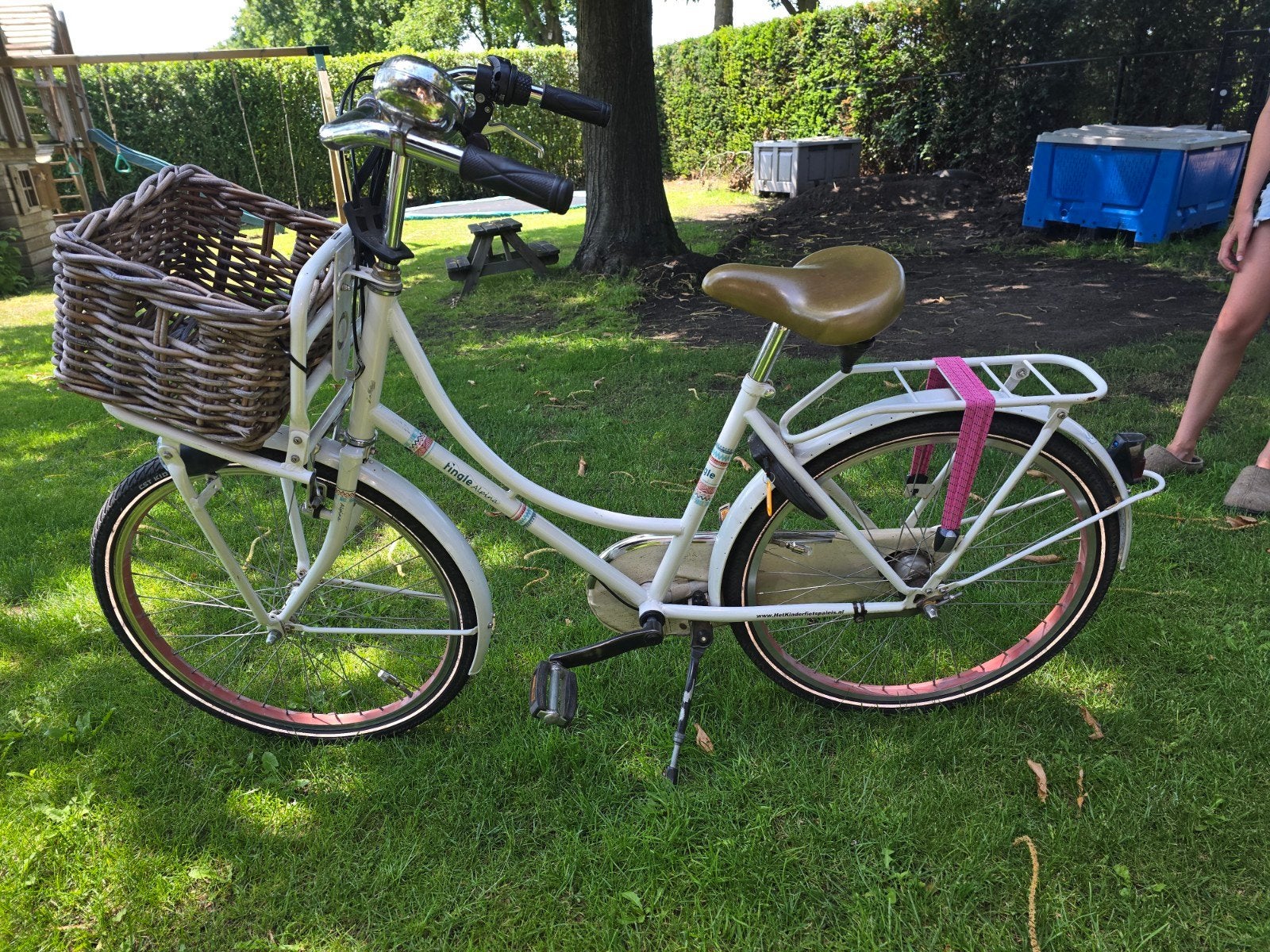 Alphina fiets 24 inch - Met mandje en bagagedrager, Ophalen, Gebruikt, 20 inch of meer, Alphina