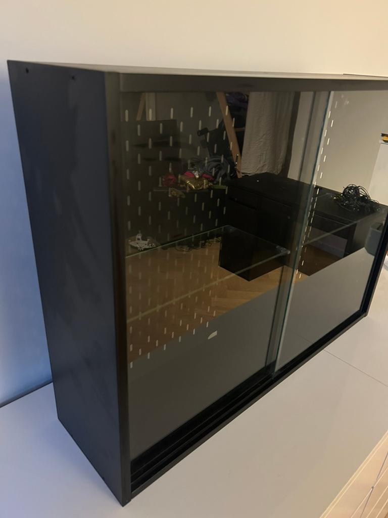 Ikea vitrinekast, Huis en Inrichting, Kasten | Vitrinekasten, Ophalen, Gebruikt, 25 tot 50 cm, 50 tot 100 cm