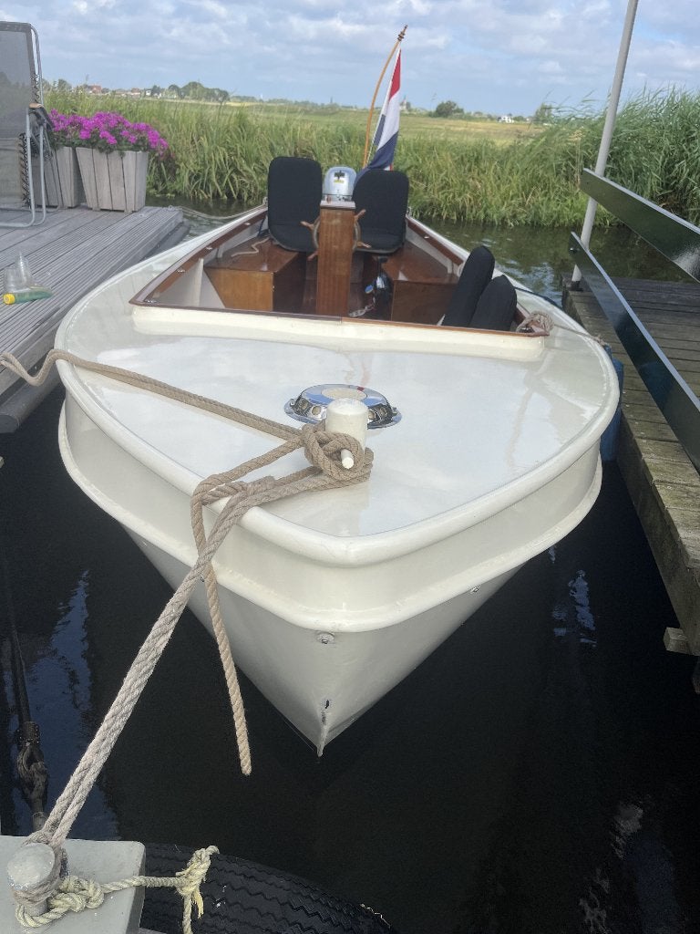 Klassieke Beenakker  vlet/sloep 6,20m, Watersport en Boten, Motorboten en Motorjachten, Gebruikt, Staal, Benzine, Buitenboordmotor
