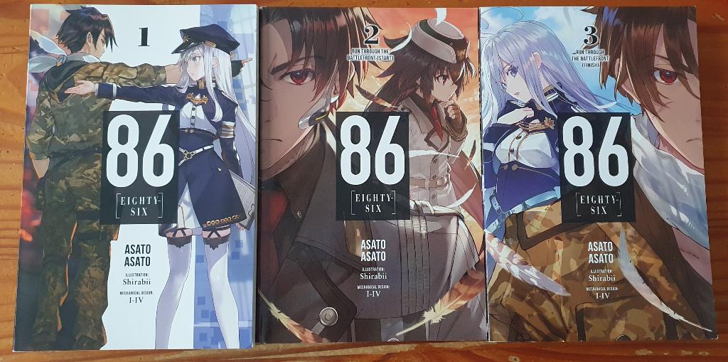 86 - EIGHTY SIX, Vol. 1- 3 - Asato Asato, Ophalen of Verzenden, Zo goed als nieuw