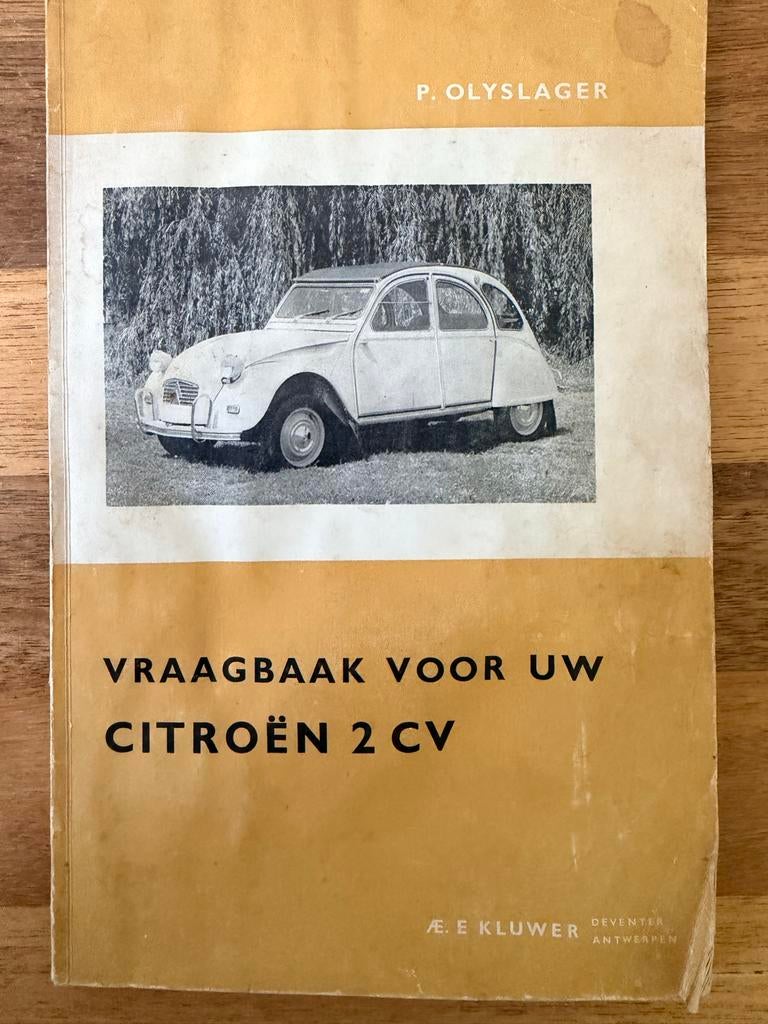 Olyslager Vraagbaak Citroën 2CV 1962-1963, Auto diversen, Handleidingen en Instructieboekjes, Ophalen of Verzenden