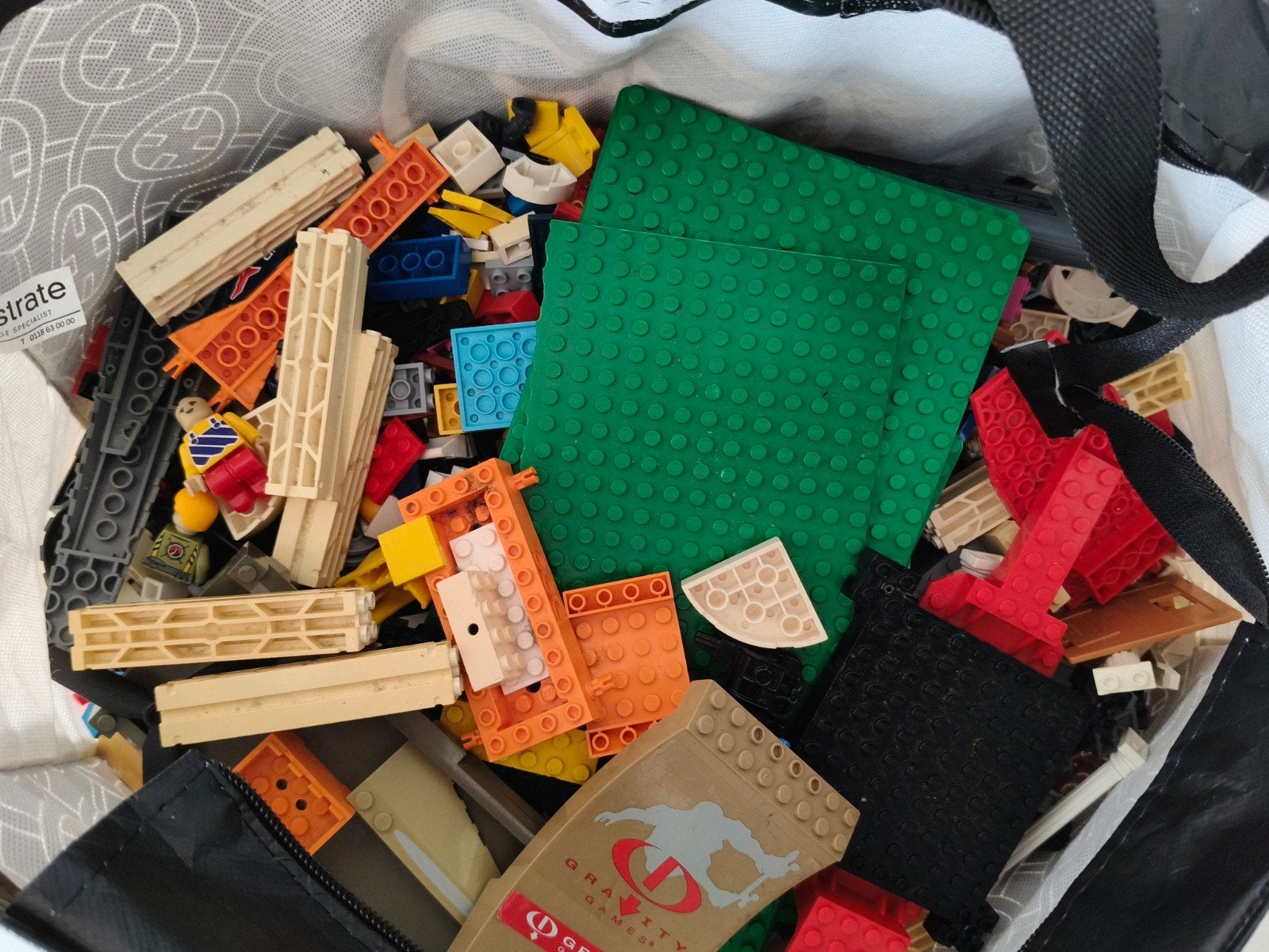 Ruim 4 kg LEGO - Diverse onderdelen en platen, Gebruikt, Inclusief extra onderdelen, Lego, Ophalen of Verzenden