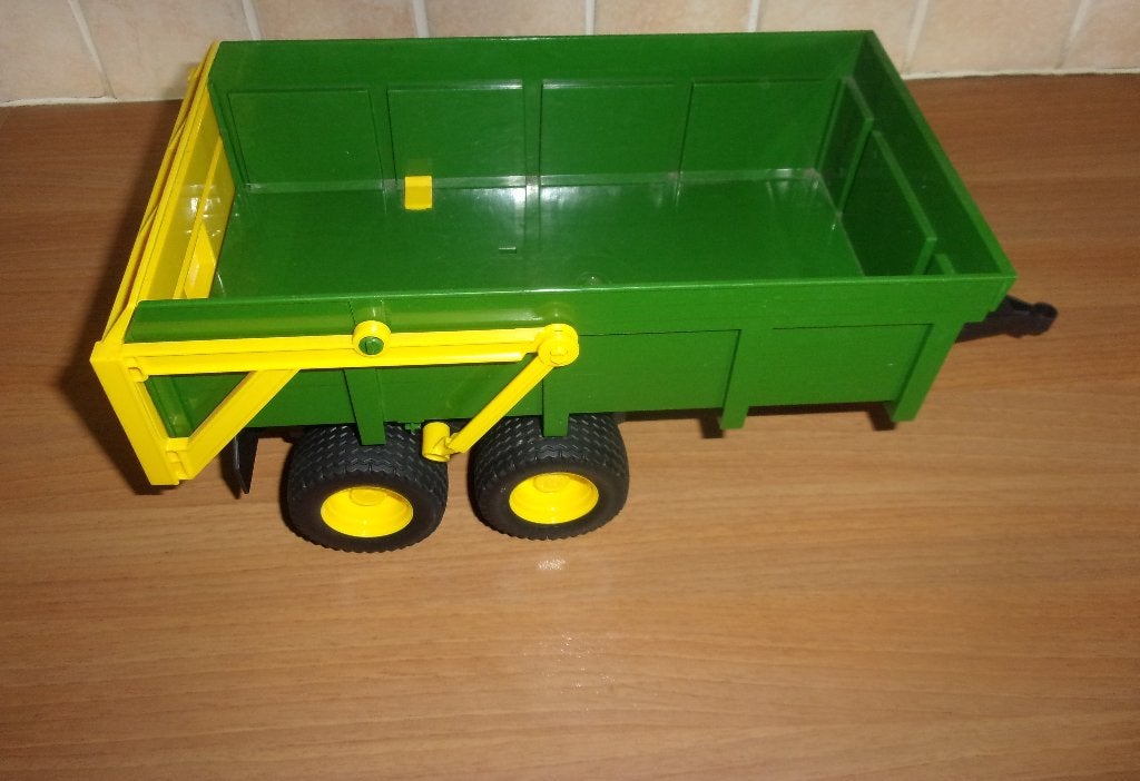 John Deere kipper kipwagen aanhanger speelgoed, Ophalen of Verzenden, Zo goed als nieuw, Jongen of Meisje