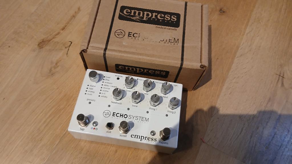 Empress echosystem, delaypedaal, delay, delayeffect, Muziek en Instrumenten, Ophalen of Verzenden, Zo goed als nieuw, Delay of Echo