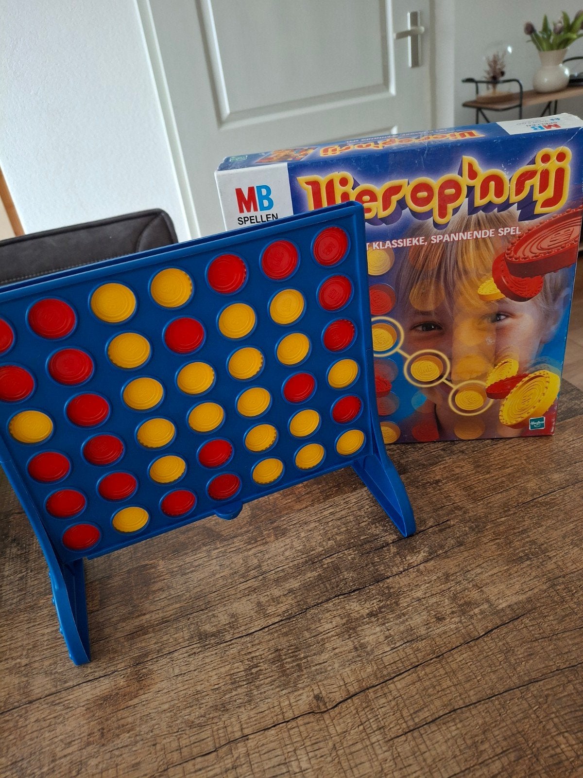 vier op een rij mb, Hobby en Vrije tijd, Gezelschapsspellen | Bordspellen, Ophalen of Verzenden