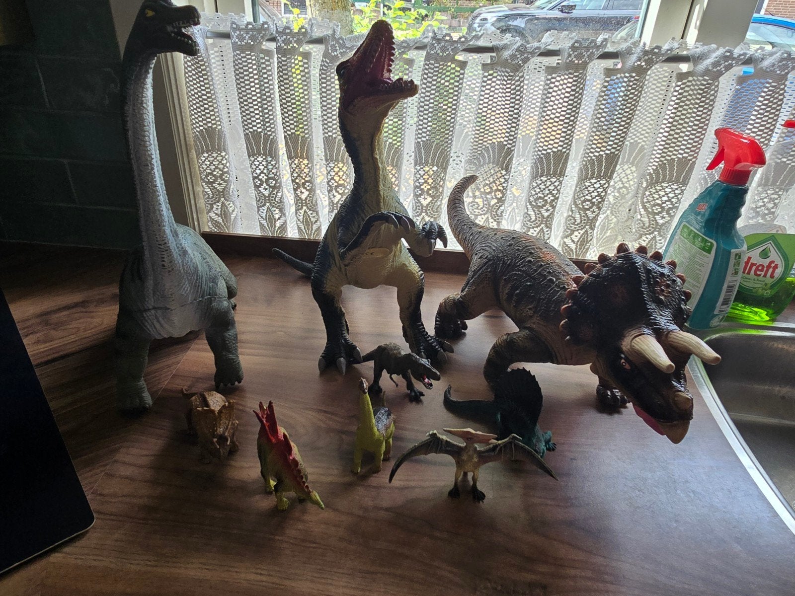 Mega grote  dinosaurus  beesten, Ophalen of Verzenden, Gebruikt, Beeldje of Figuurtje