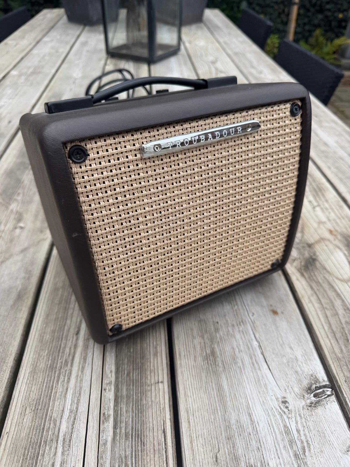 Ibanez Troubadour T15II Akoestische Gitaarversterker, Muziek en Instrumenten, Ophalen of Verzenden, Zo goed als nieuw, Gitaar