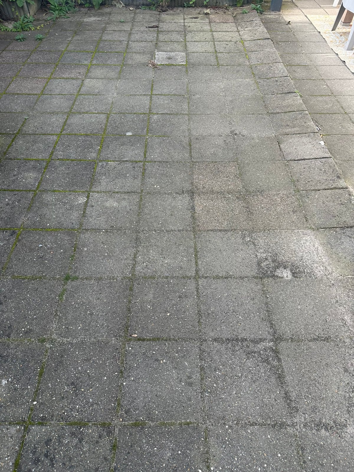 Gratis af te halen - 50m2 tegels afmeting 29,5x29,5 cm, Tuin en Terras, Ophalen, Gebruikt, Beton, Terrastegels