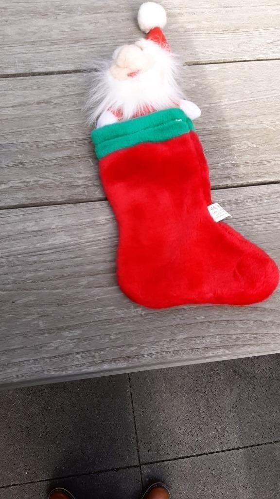 Kerstsok met kerstman, Ophalen of Verzenden, Nieuw