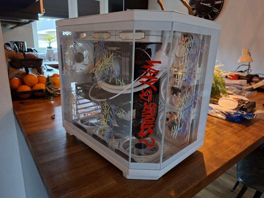 Mars Gaming MC-3TCORE Midi tower Wit Behuizing met AIO, Ophalen, Gebruikt