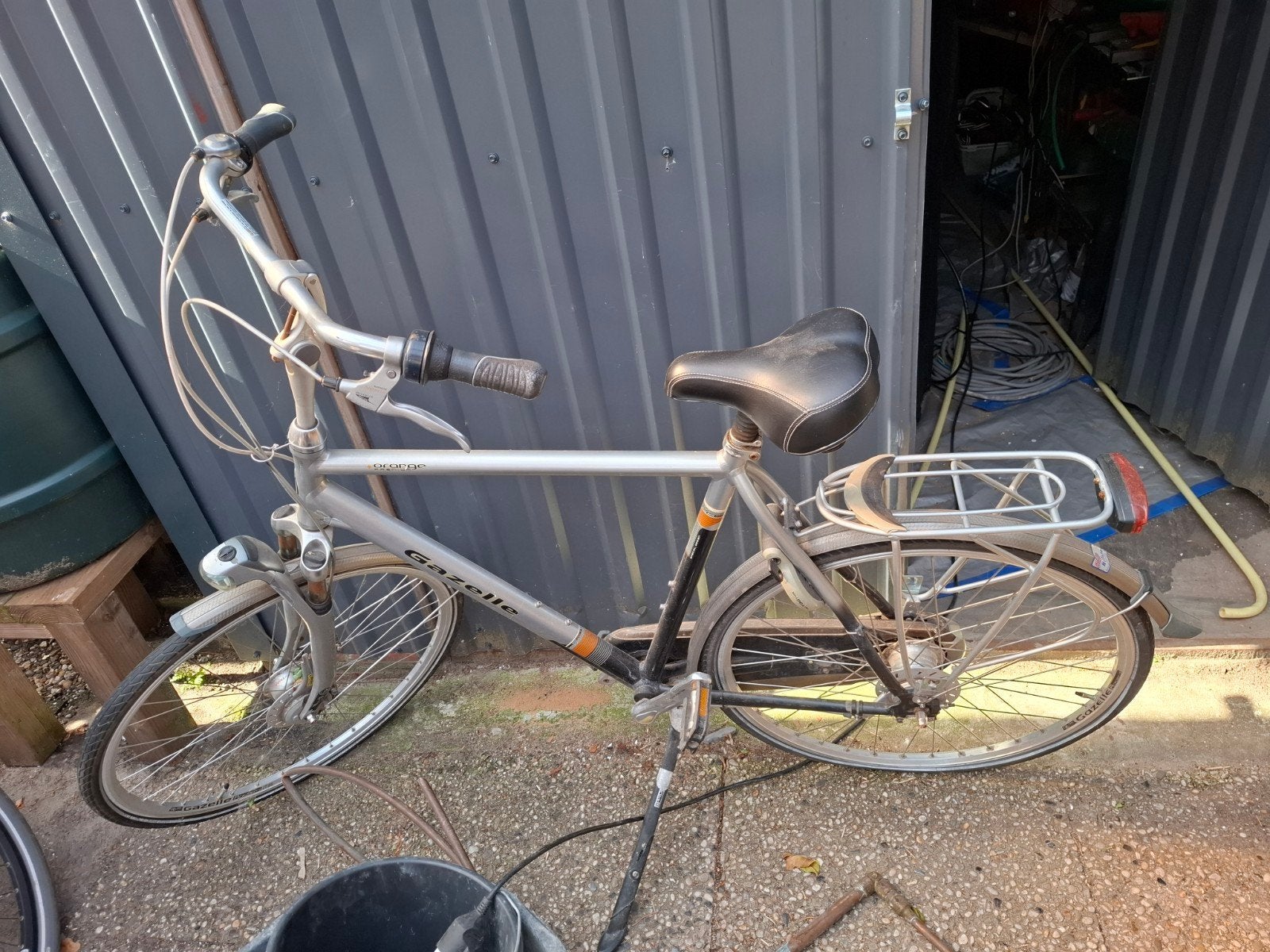 Gazelle stadsfiets - Gebruikt, Fietsen en Brommers, Fietsen | Dames | Damesfietsen, Ophalen, Velgrem, Versnellingen, Gazelle