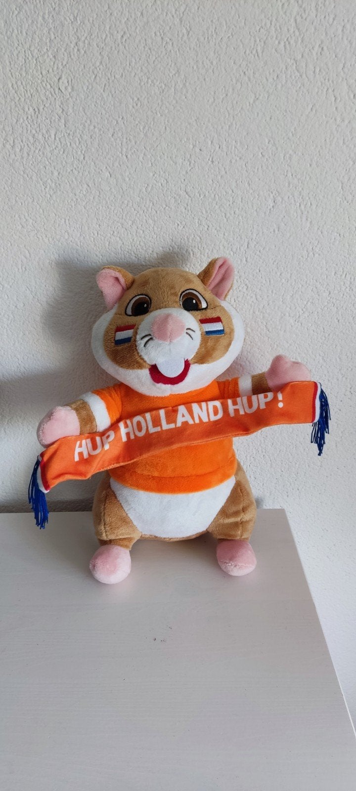Oranje Hamster Knuffel - Hup Holland Hup!, Ophalen