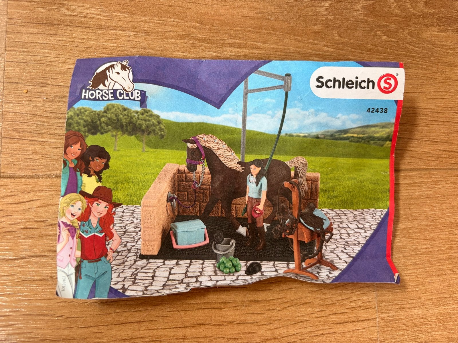 Schleich Horse Club Wasplaats met paard en ruiter, Ophalen, Gebruikt