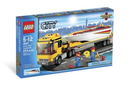 Lego City Powerboot Transporter nr 4643