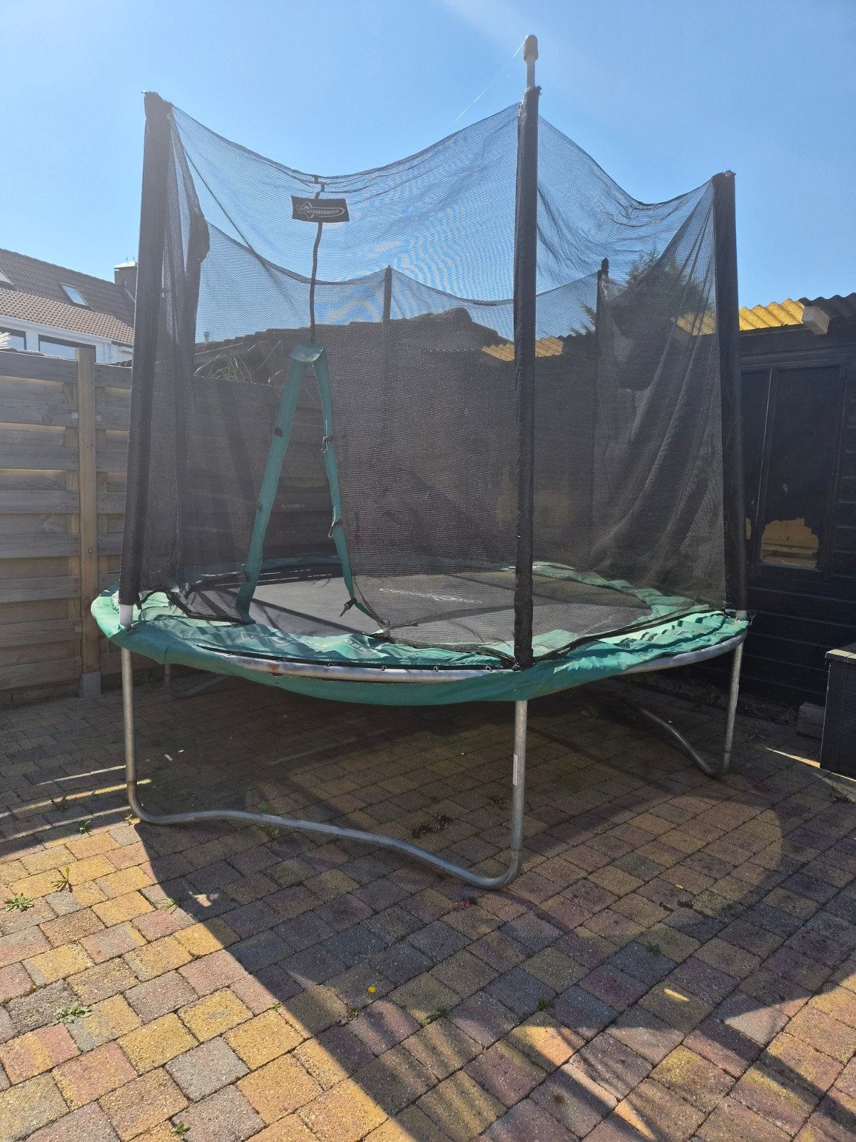 Trampoline (305cm) met veiligheidsnet gratis af te halen, Ophalen, Gebruikt