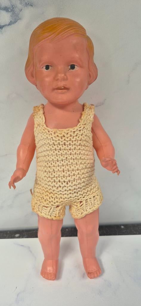 Celluloid popje gemerkt 24cm, Ophalen of Verzenden, Pop