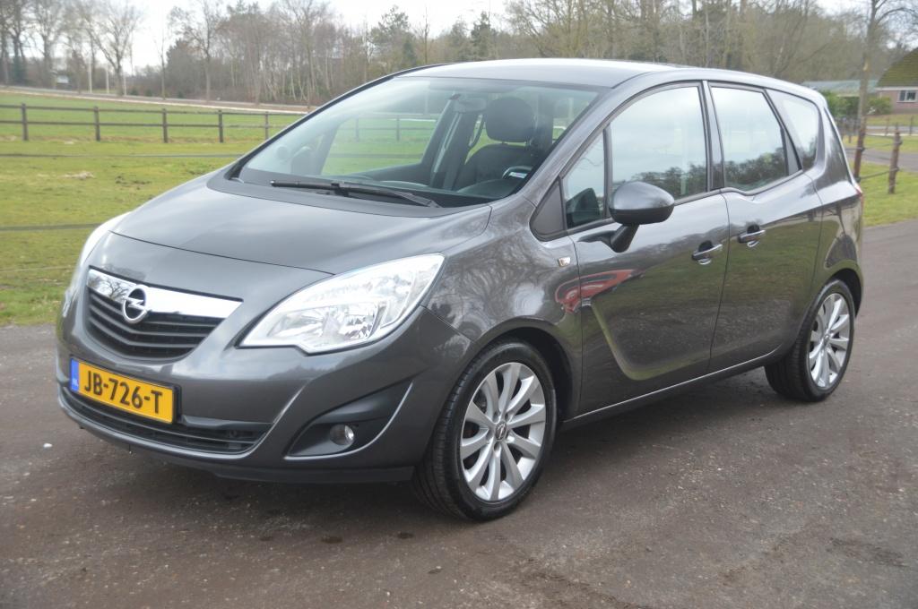 Opel Meriva 1.4 Turbo Edition Airco Cruise 17 inch, Voorwielaandrijving, Euro 5, Stof, Gebruikt