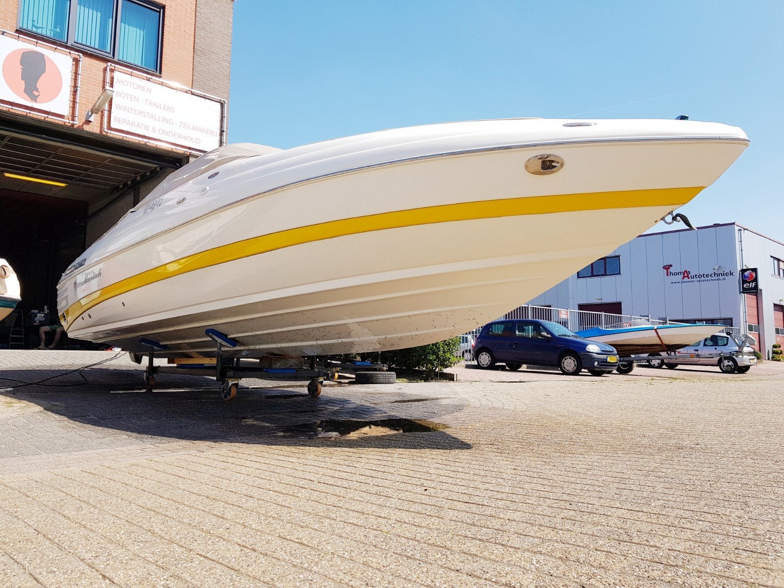 Mariah SX25 incl. trailer, Watersport en Boten, Speedboten, Gebruikt, Overige merken, Benzine, 200 pk of meer, Binnenboordmotor