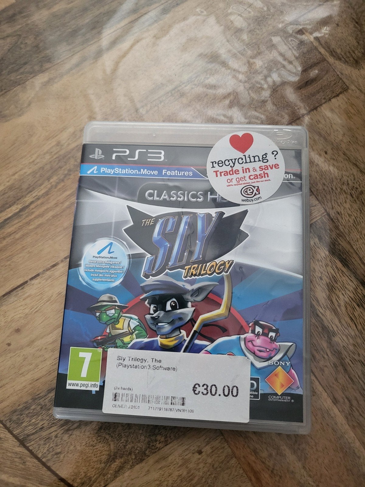 The Sly Trilogy ps3, Spelcomputers en Games, Games | Sony PlayStation 3, Avontuur en Actie, Vanaf 18 jaar, 1 speler, Ophalen of Verzenden
