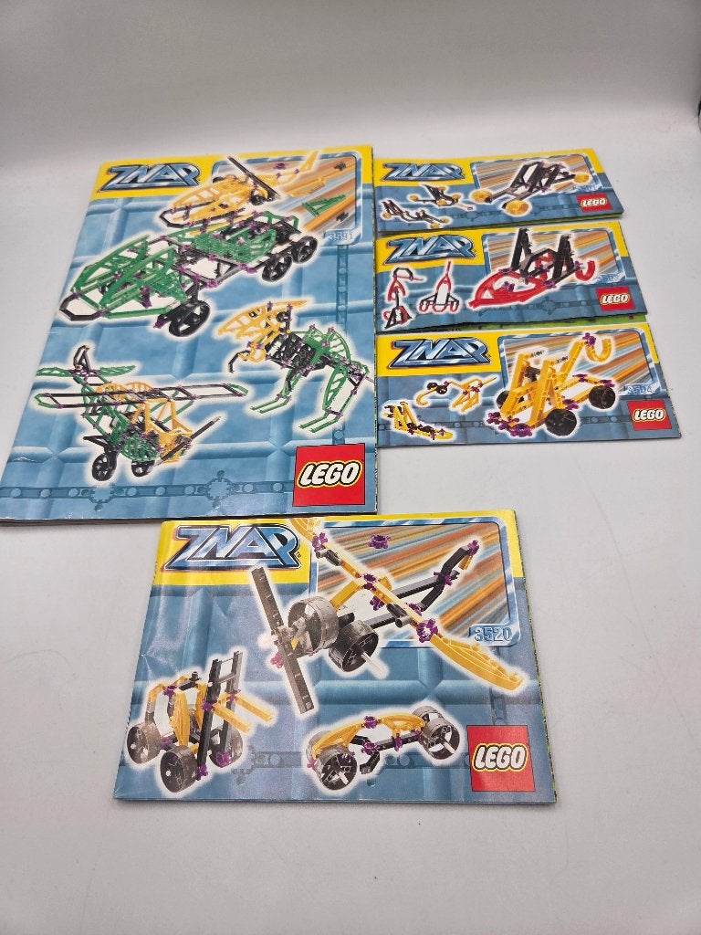 Lego ZNAP Instructies 3520-3591-3501-3503-3504, Kinderen en Baby's, Ophalen of Verzenden, Zo goed als nieuw, Lego