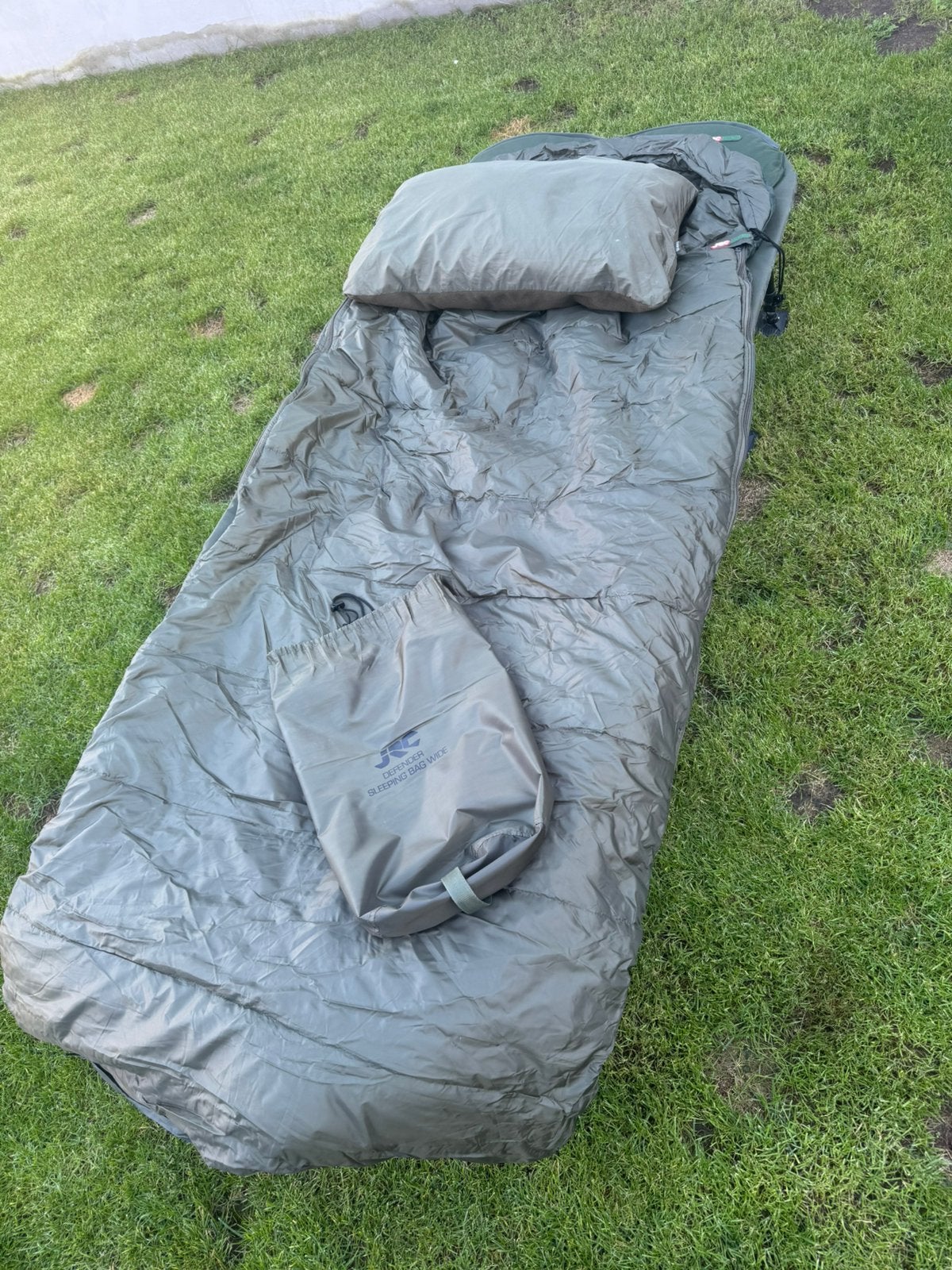 JRC Defender II Flatbed Stretcher Wide + sleeping bag +, Watersport en Boten, Ophalen of Verzenden, Zo goed als nieuw, Complete set