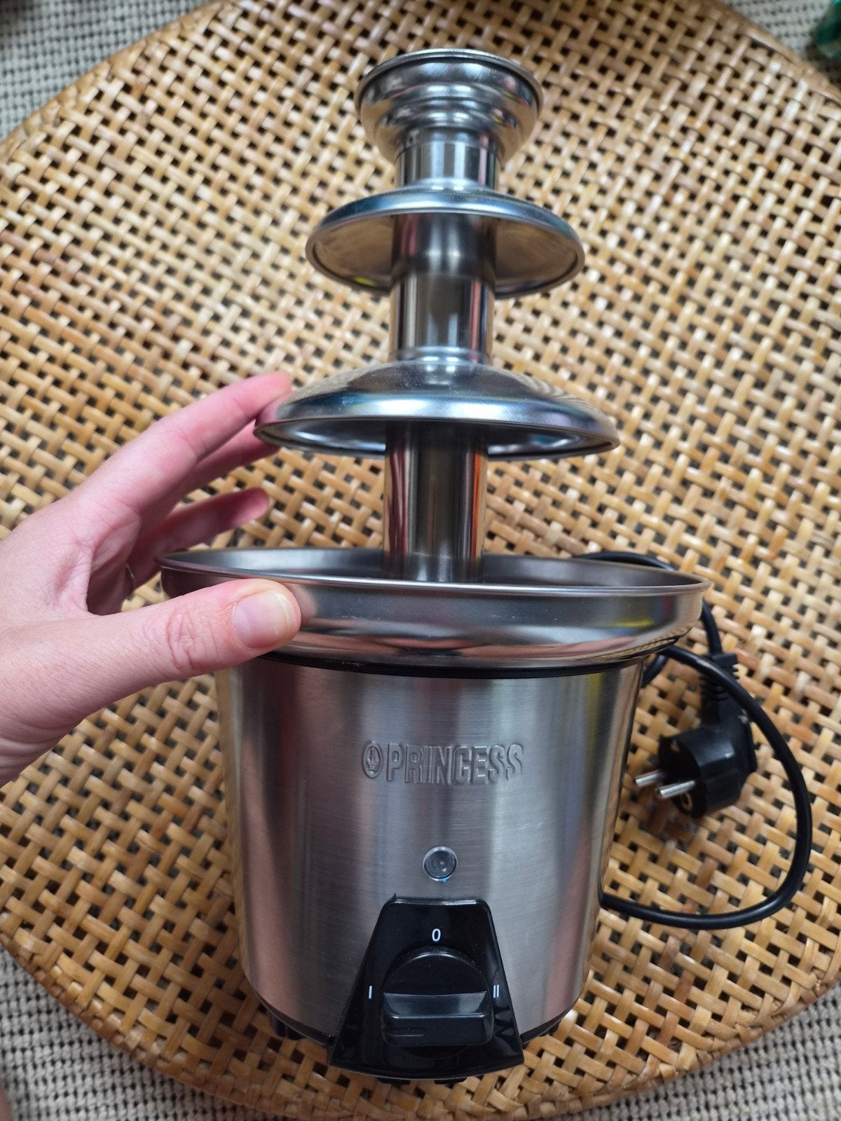 Princess Chocoladefontein XL - Perfect voor feestjes!, Huis en Inrichting, Overige typen, Ophalen of Verzenden, Metaal, Overige merken