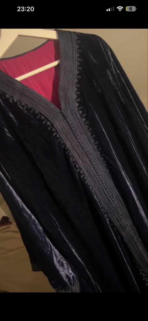 Blauwe Mombra Kaftan, Blauw, Maat 42/44 (L), Nieuw, Ophalen of Verzenden