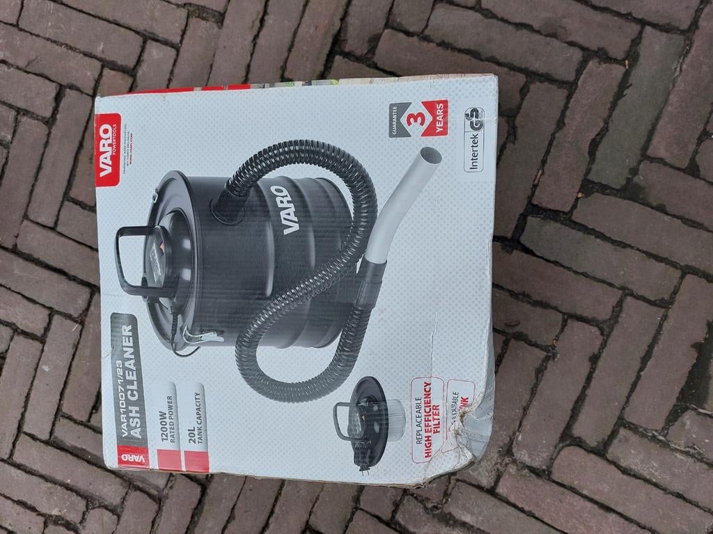 Elektrische Aszuiger 1200W - VARO VAR10071/23, Witgoed en Apparatuur, Stofzuigers, Ophalen, Overige typen, Nieuw, Reservoir