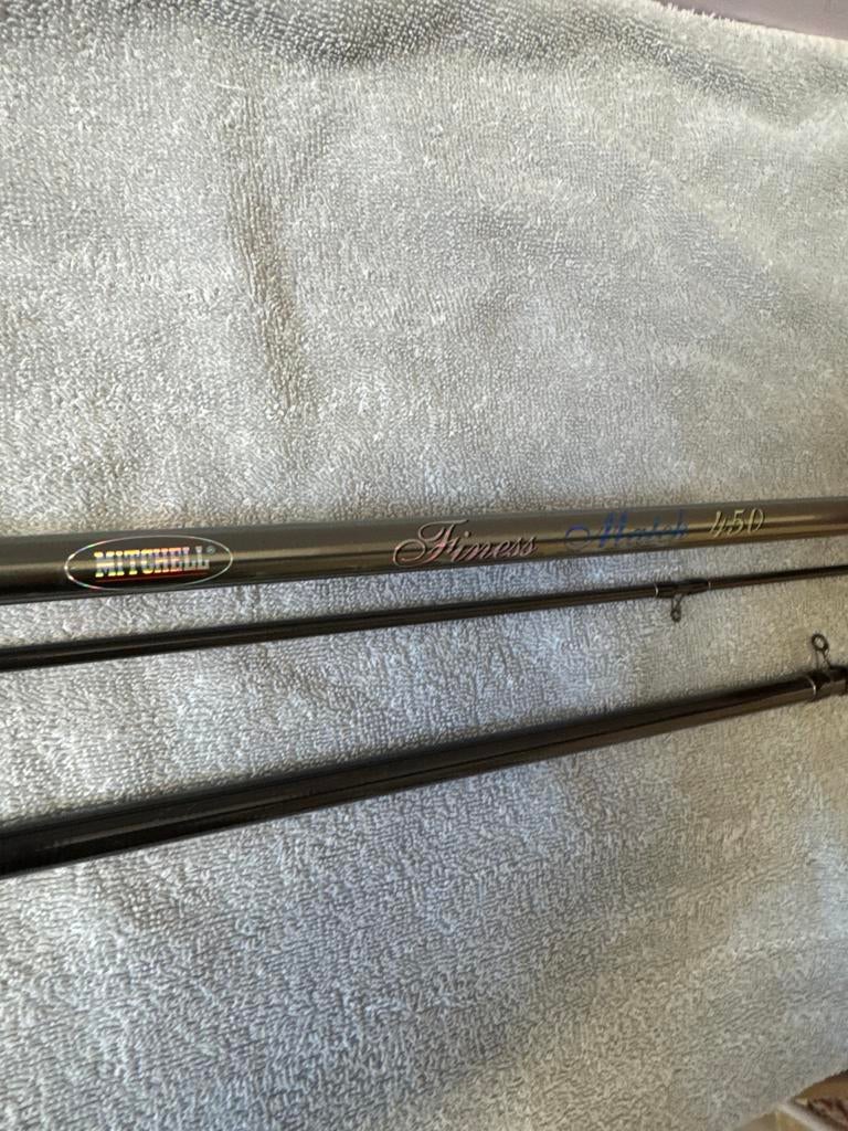 Mitchell Match 450 hengel, Watersport en Boten, Ophalen of Verzenden, Gebruikt, Complete hengel