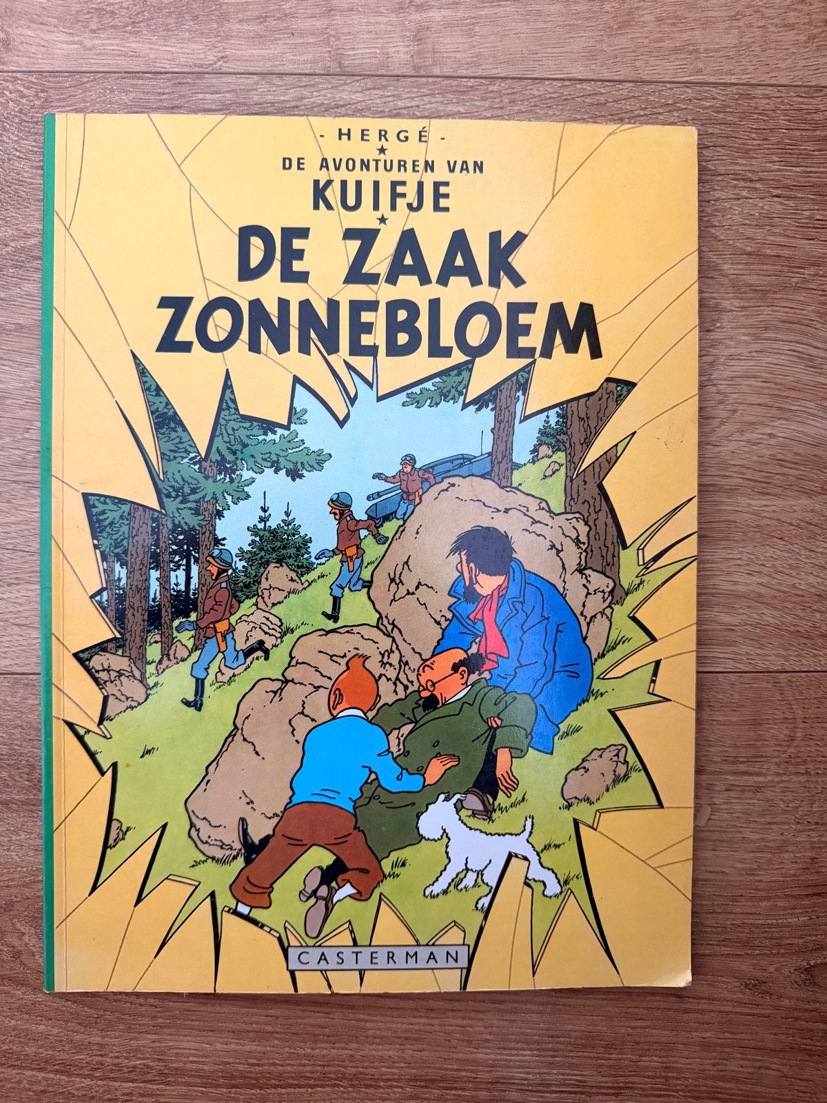 Kuifje De Zaak Zonnebloem, 1956, uitstekende staat, Boeken, Eén stripboek, Verzenden, Zo goed als nieuw