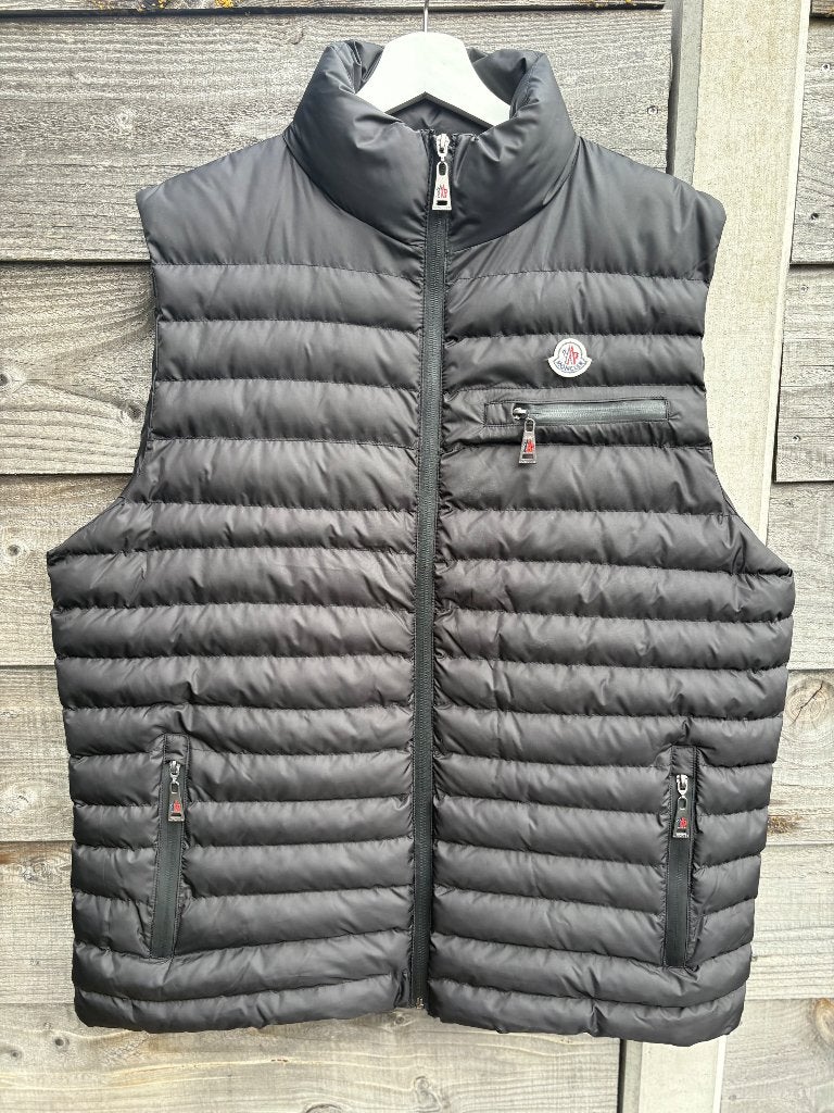 Moncler bodywarmer, Kleding | Heren, Moncler, Zwart, Maat 56/58 (XL), Ophalen of Verzenden