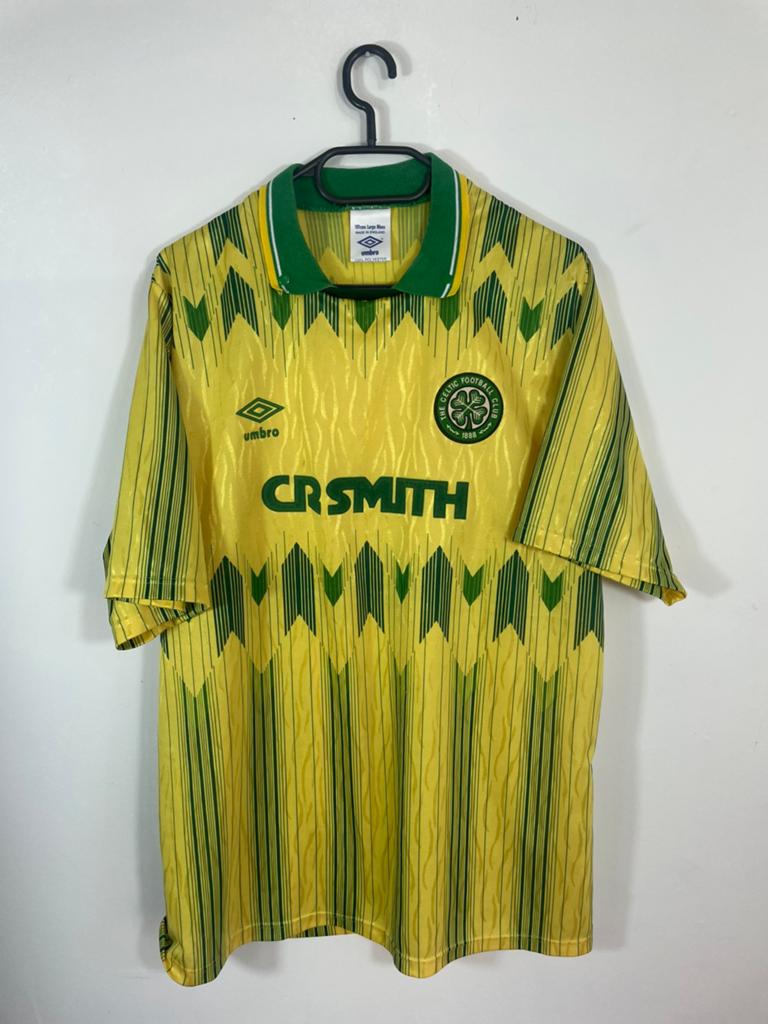 Origineel Celtic uitshirt 1989 - 1991. Maat L., Ophalen of Verzenden, Zo goed als nieuw, Shirt