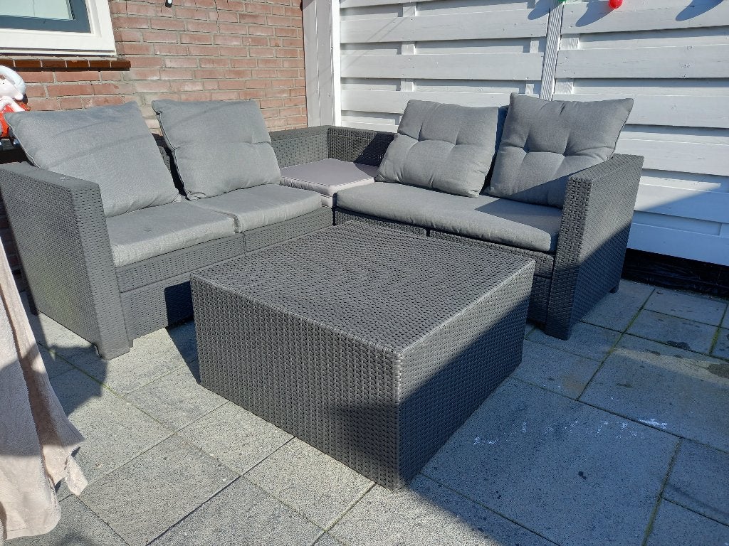 Loungebank (antraciet)