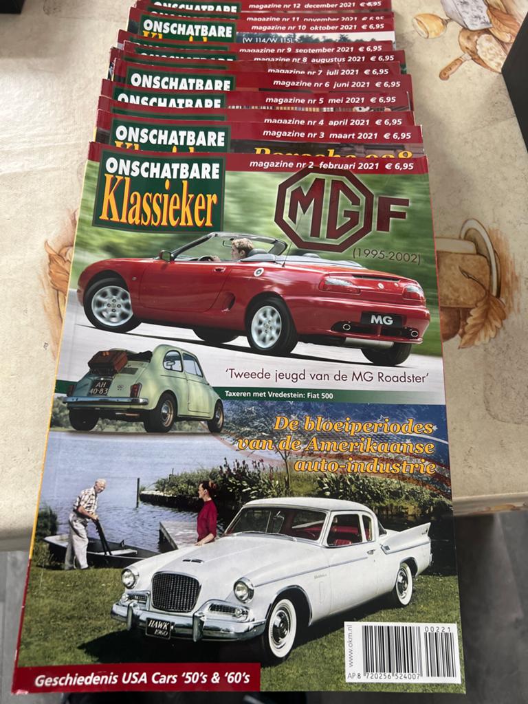 Onschatbare Klassieker Magazine - Februari 2021, Boeken, Auto's | Boeken, Zo goed als nieuw, Ophalen of Verzenden