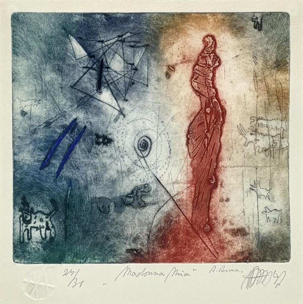 302. Ets, Ad Arma Expressionisme — "Madonna Mia", Ophalen of Verzenden